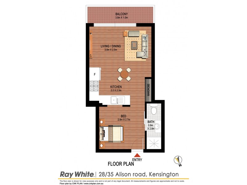 28/35 Alison Road, Kensington NSW 2033 Floorplan