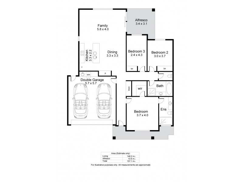1A, 1B and 1C Ragless Avenue, Park Holme SA 5043 Floorplan