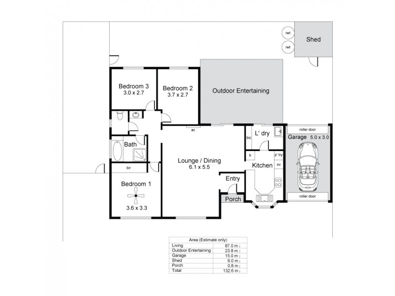 1A Fourth Avenue, Warradale SA 5046 Floorplan