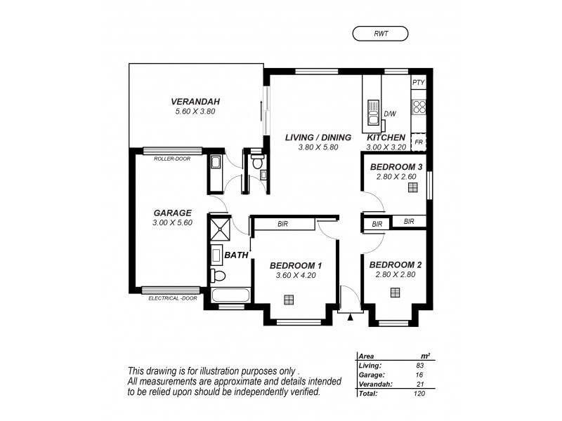 15A Scarborough Terrace, Dover Gardens SA 5048 Floorplan