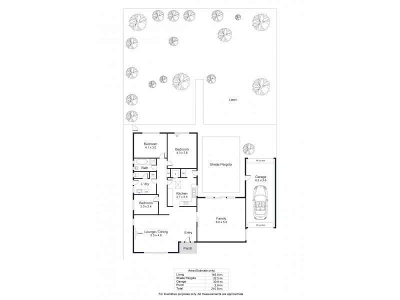 18 Downing Street, Hove SA 5048 Floorplan