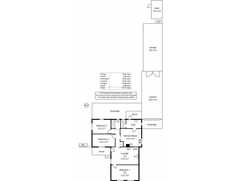 3 Bristol Street, Dover Gardens SA 5048 Floorplan