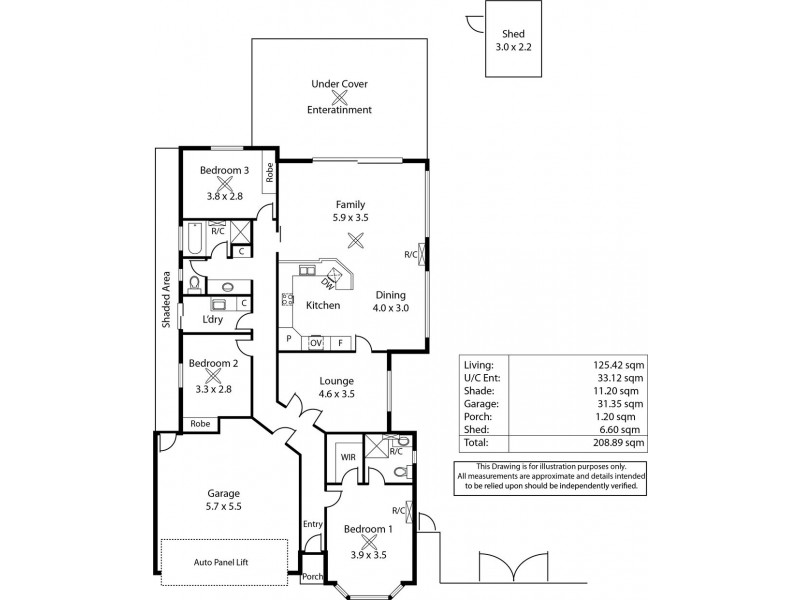 9 Bow Road, Seaford Meadows SA 5169 Floorplan