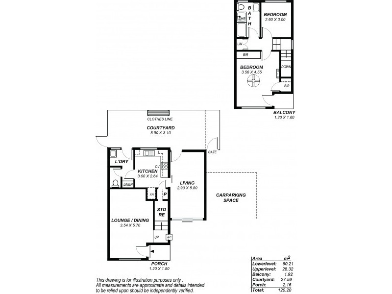 1/3 Hussey Avenue, Oaklands Park SA 5046 Floorplan