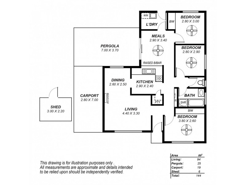 24 Lorne Crescent, Huntfield Heights SA 5163 Floorplan