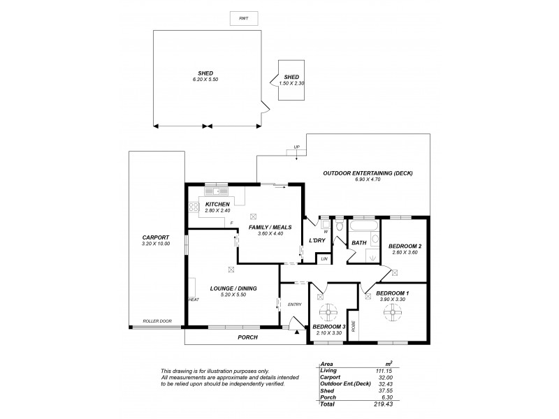 13 Marsden Place, Huntfield Heights SA 5163 Floorplan