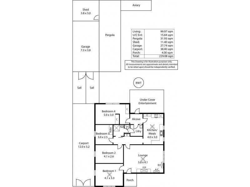 21 Hilltop Avenue, Felixstow SA 5070 Floorplan