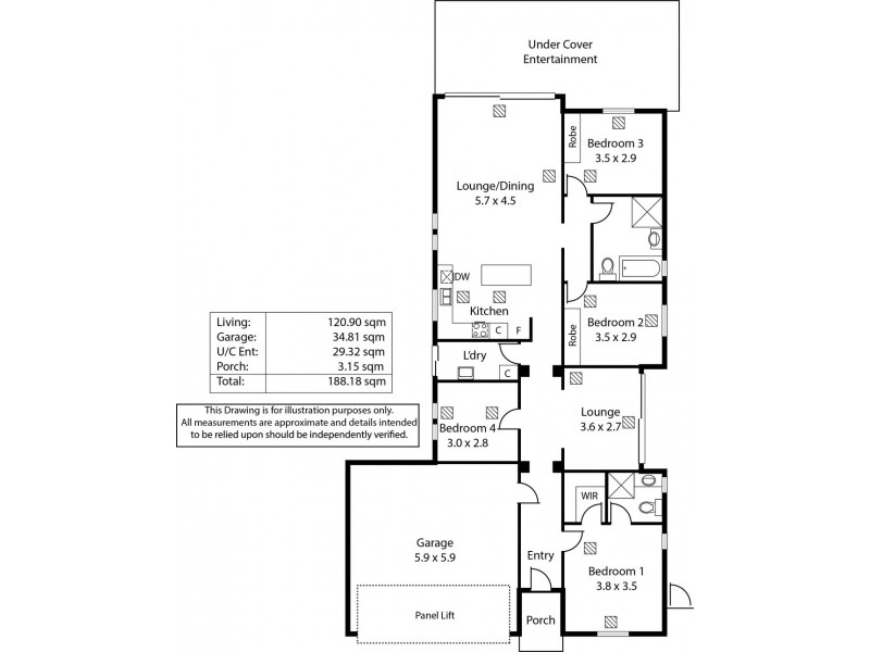 4 Cassia Street, Munno Para West SA 5115 Floorplan