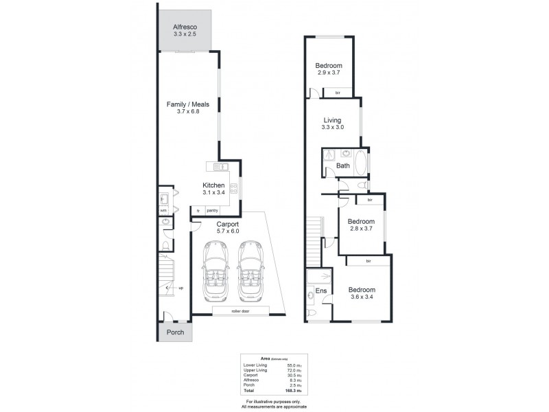 36 – 36C Kingston Avenue, Seacombe Gardens SA 5047 Floorplan