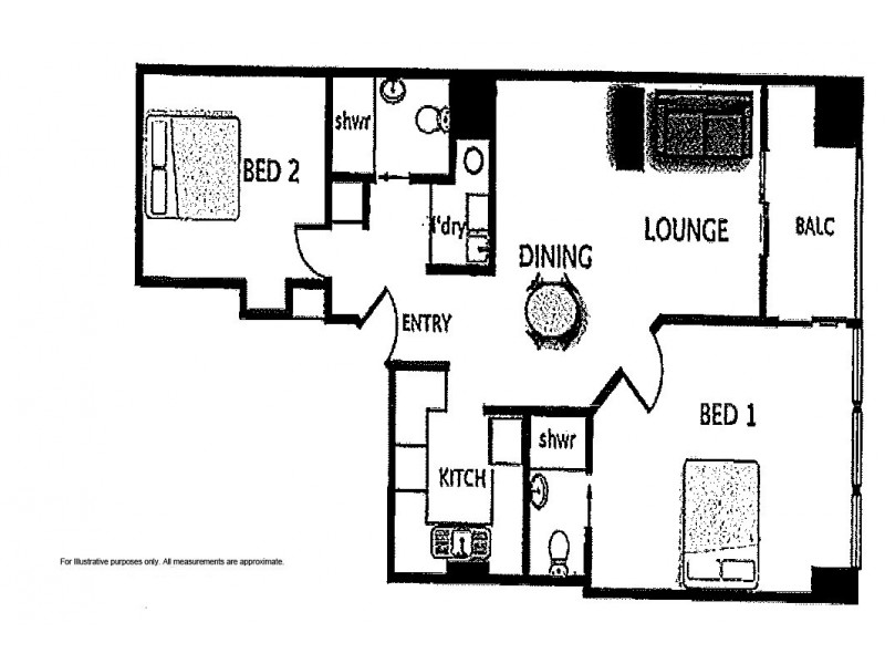 67/65 King William Street, Adelaide SA 5000 Floorplan