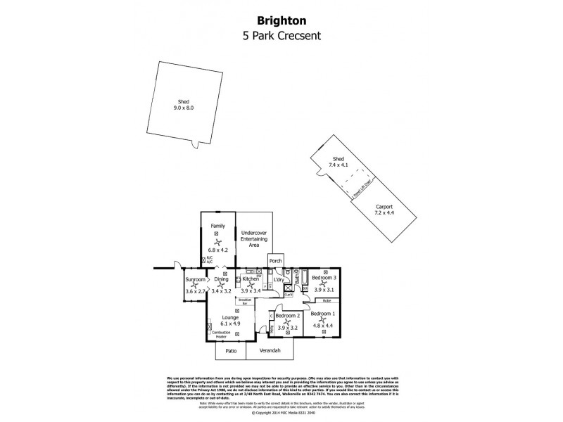 5 Park Crescent, Brighton SA 5048 Floorplan