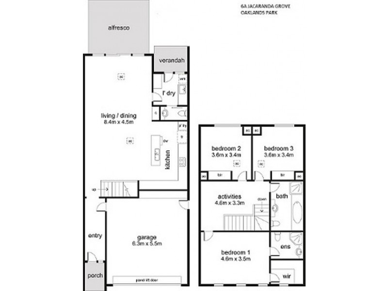 6 Jacaranda Grove, Oaklands Park SA 5046 Floorplan