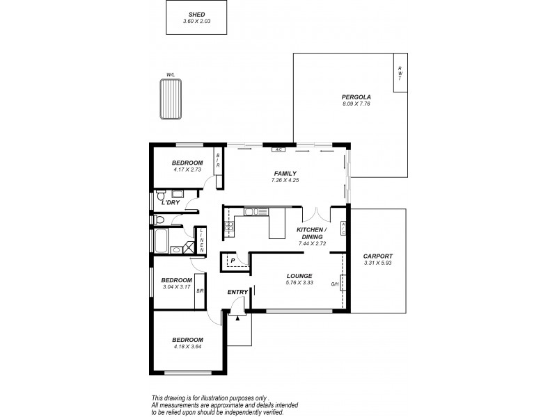 12 Cummings Crescent, Mitchell Park SA 5043 Floorplan
