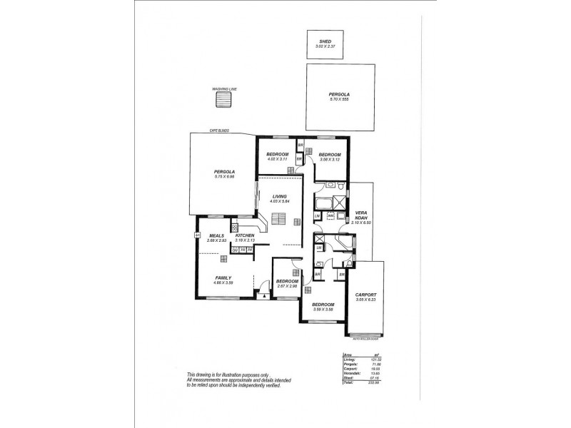 4 Haymaker Court, Morphett Vale SA 5162 Floorplan