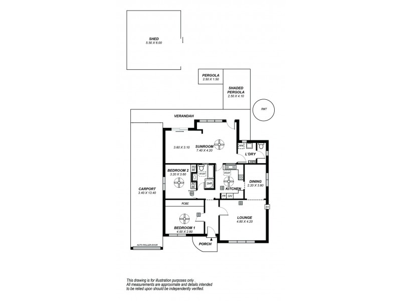 6 Brown Street, Hove SA 5048 Floorplan