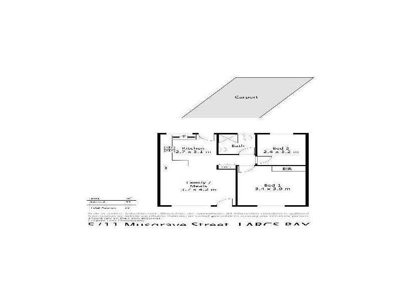 5/11 MUSGRAVE STREET, Largs Bay SA 5016 Floorplan