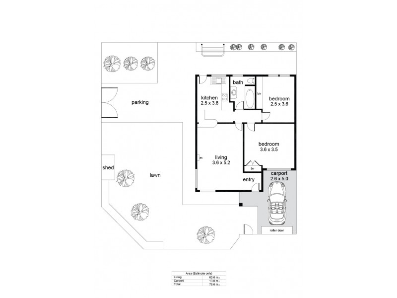 1/13 Whyte Street, Somerton Park SA 5044 Floorplan
