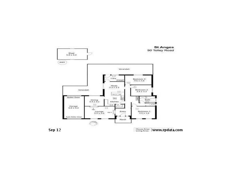 90 Tolley Rd, St Agnes SA 5097 Floorplan