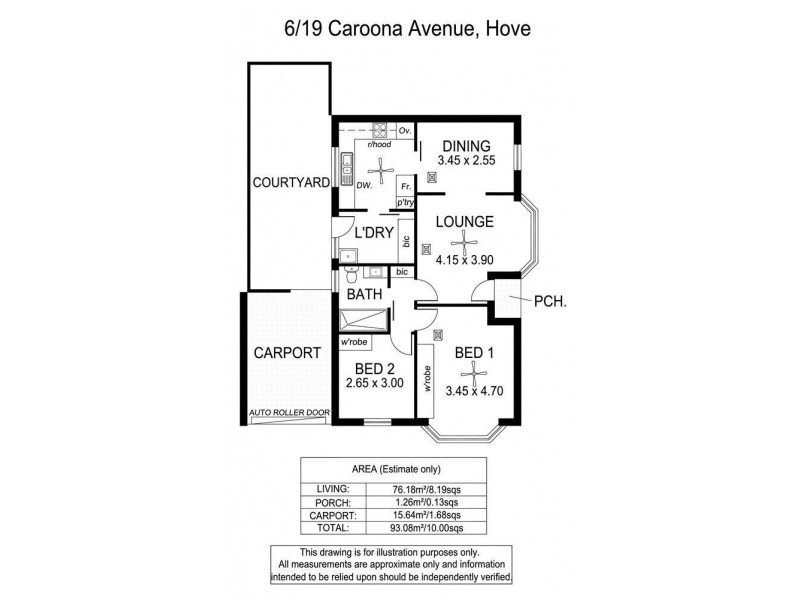 6/19 Caroona Avenue, Hove SA 5048 Floorplan