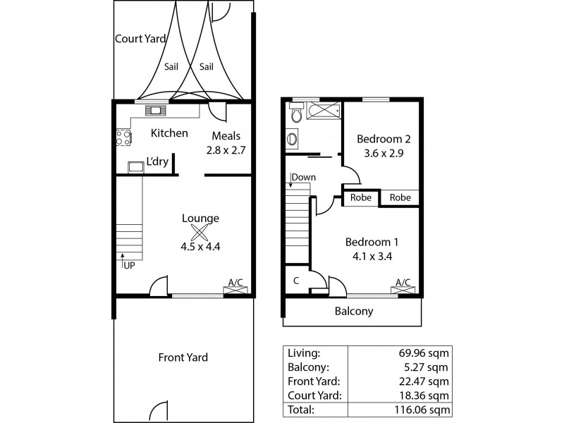 5/7 David Avenue, Mitchell Park SA 5043 Floorplan