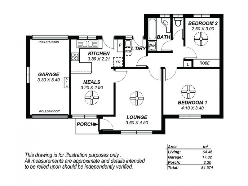 1/46 Sixth Avenue, Ascot Park SA 5043 Floorplan