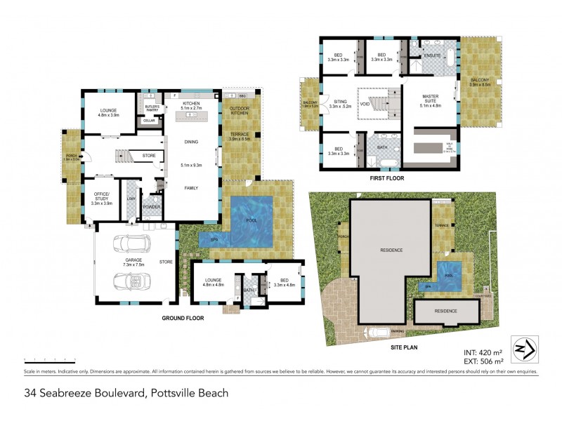 34 Seabreeze Boulevard, Pottsville NSW 2489