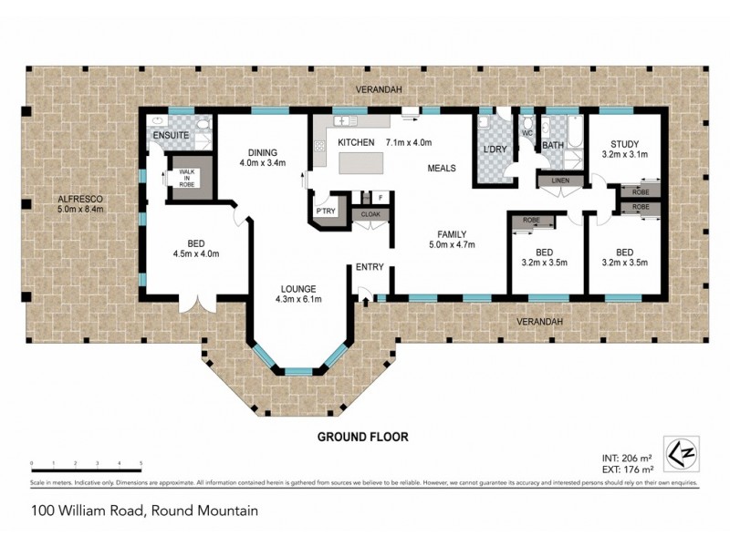 100 Wilman Road, Round Mountain NSW 2484 Floorplan