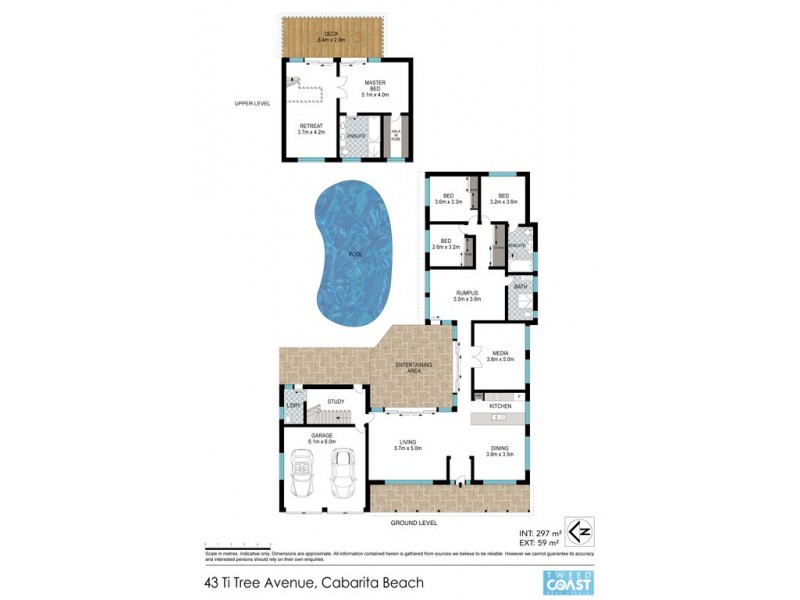 43 Ti Tree Avenue, Cabarita Beach NSW 2488 Floorplan