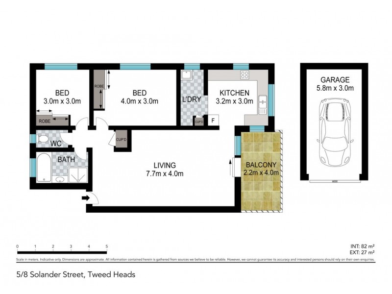 5/8 Solander Street, Tweed Heads NSW 2485 Floorplan