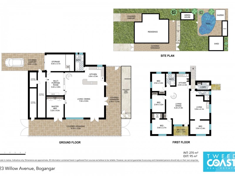 23 Willow Avenue, Bogangar NSW 2488 Floorplan