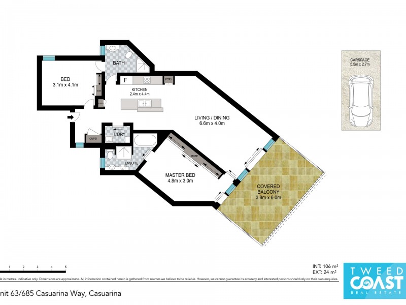 63 Cotton Beach Apartments, Casuarina NSW 2487