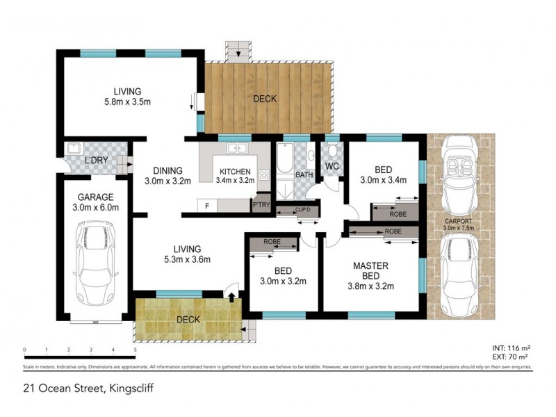 21 Ocean Street, Kingscliff NSW 2487 Floorplan
