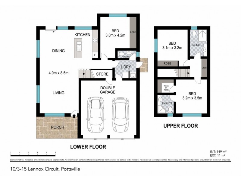 10/3-15 Lennox Circuit, Pottsville NSW 2489 Floorplan