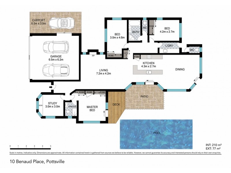 10 Benaud Place, Pottsville NSW 2489 Floorplan