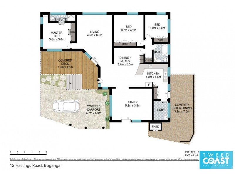 12 Hastings Road, Bogangar NSW 2488 Floorplan