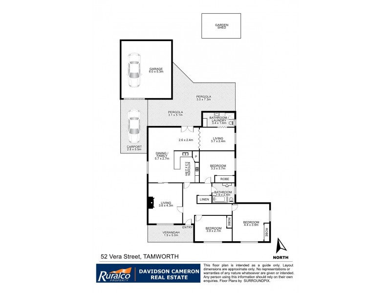 52 Vera Street, Tamworth NSW 2340 Floorplan