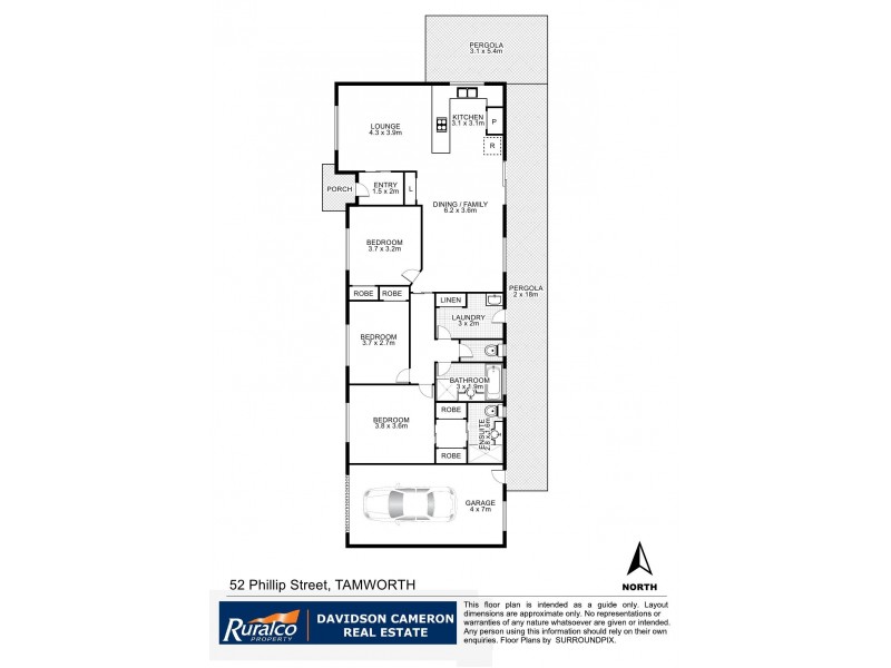 52 Phillip Street, Tamworth NSW 2340 Floorplan