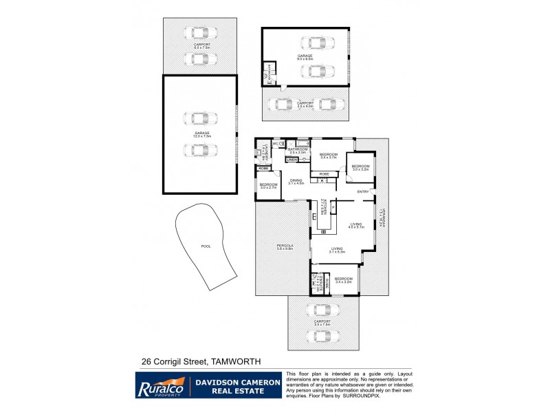 26 Coorigil Street, Tamworth NSW 2340 Floorplan