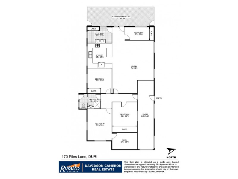 “Boronia” 170 Piles Road, Duri NSW 2344 Floorplan