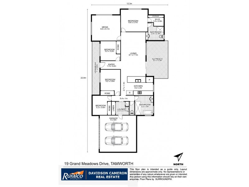 19 Grand Meadows Drive, Tamworth NSW 2340 Floorplan