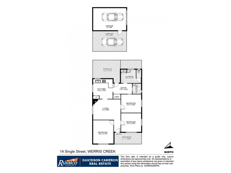 14 Single Street, Werris Creek NSW 2341 Floorplan