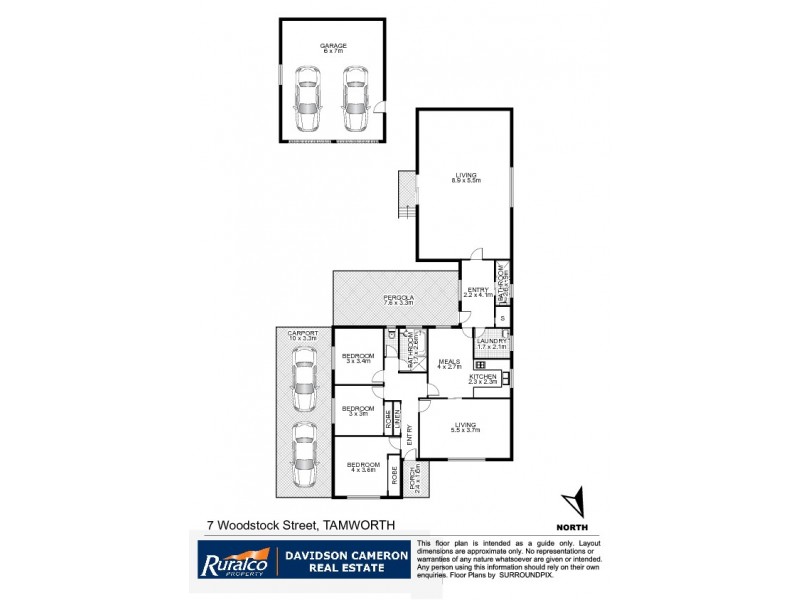 7 Woodstock Street, Tamworth NSW 2340 Floorplan