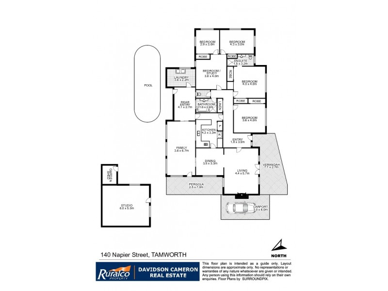 140 Napier Street, Tamworth NSW 2340 Floorplan