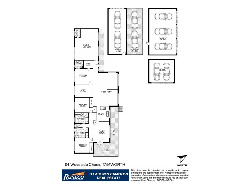 94 Woodside Chase, Kootingal NSW 2352 Floorplan