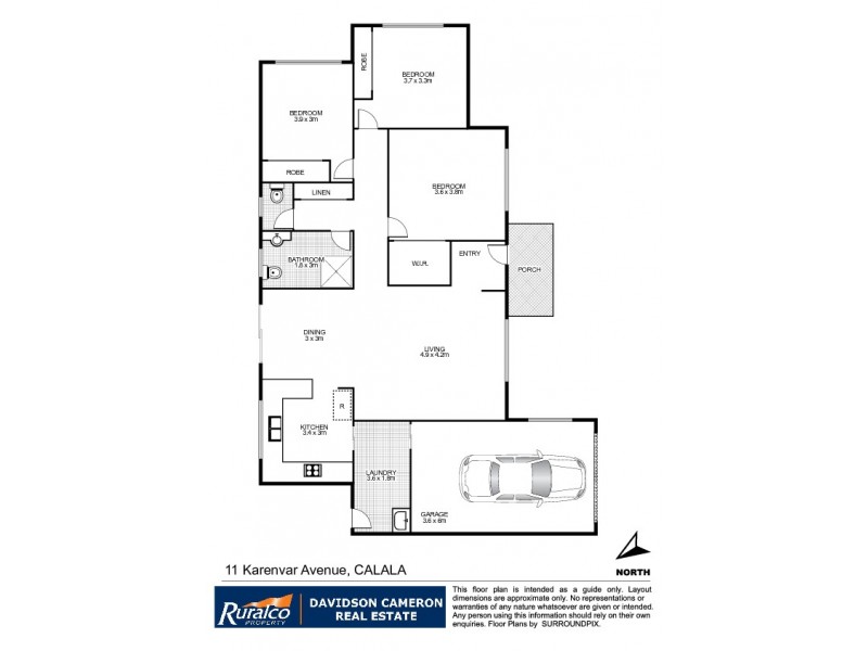 11 Karenvar Avenue, Tamworth NSW 2340 Floorplan
