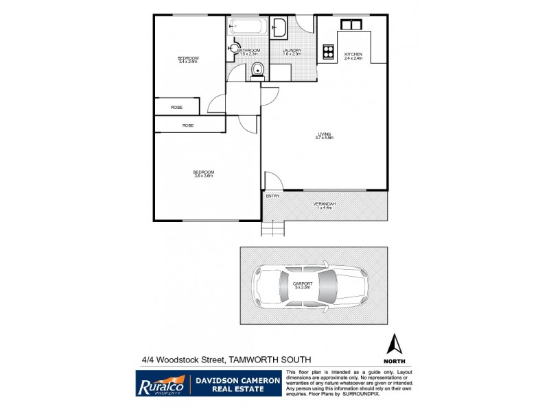 4/4 Woodstock Street, Tamworth NSW 2340 Floorplan