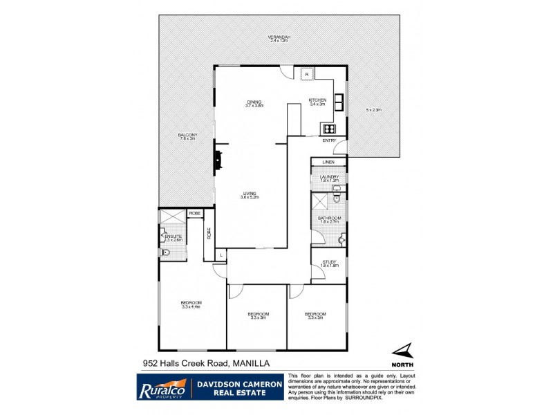 “Chelsea” 952 Halls Creek Road, Manilla NSW 2346 Floorplan