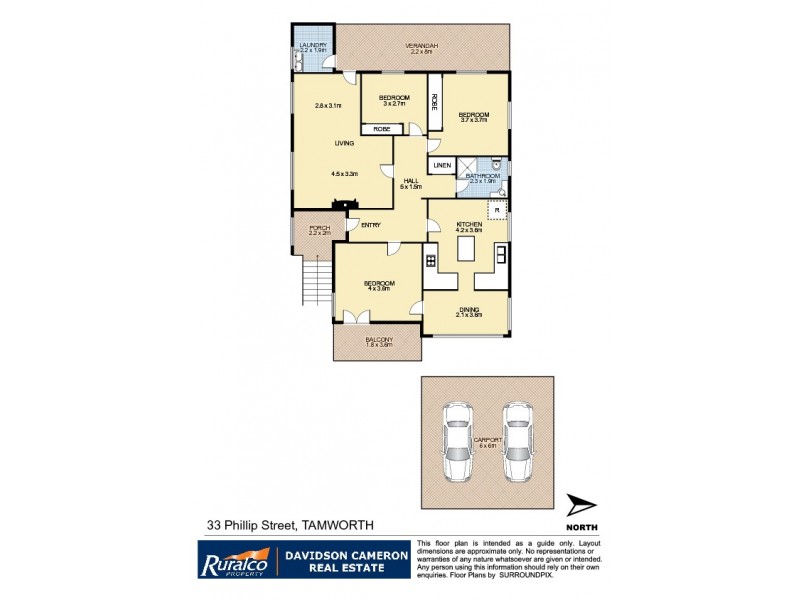 33 Phillip Street, Tamworth NSW 2340 Floorplan