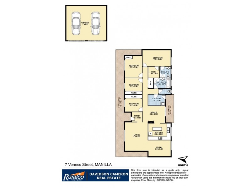 7 Veness Street, Manilla NSW 2346 Floorplan