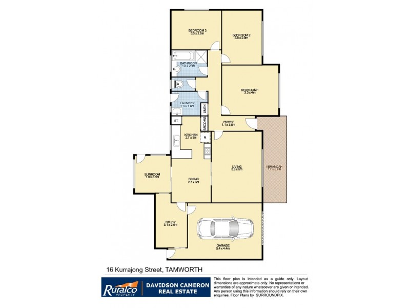 14 Kurrawan Street, Tamworth NSW 2340 Floorplan